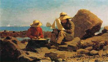 Winslow Homer The Boat Builders China oil painting art